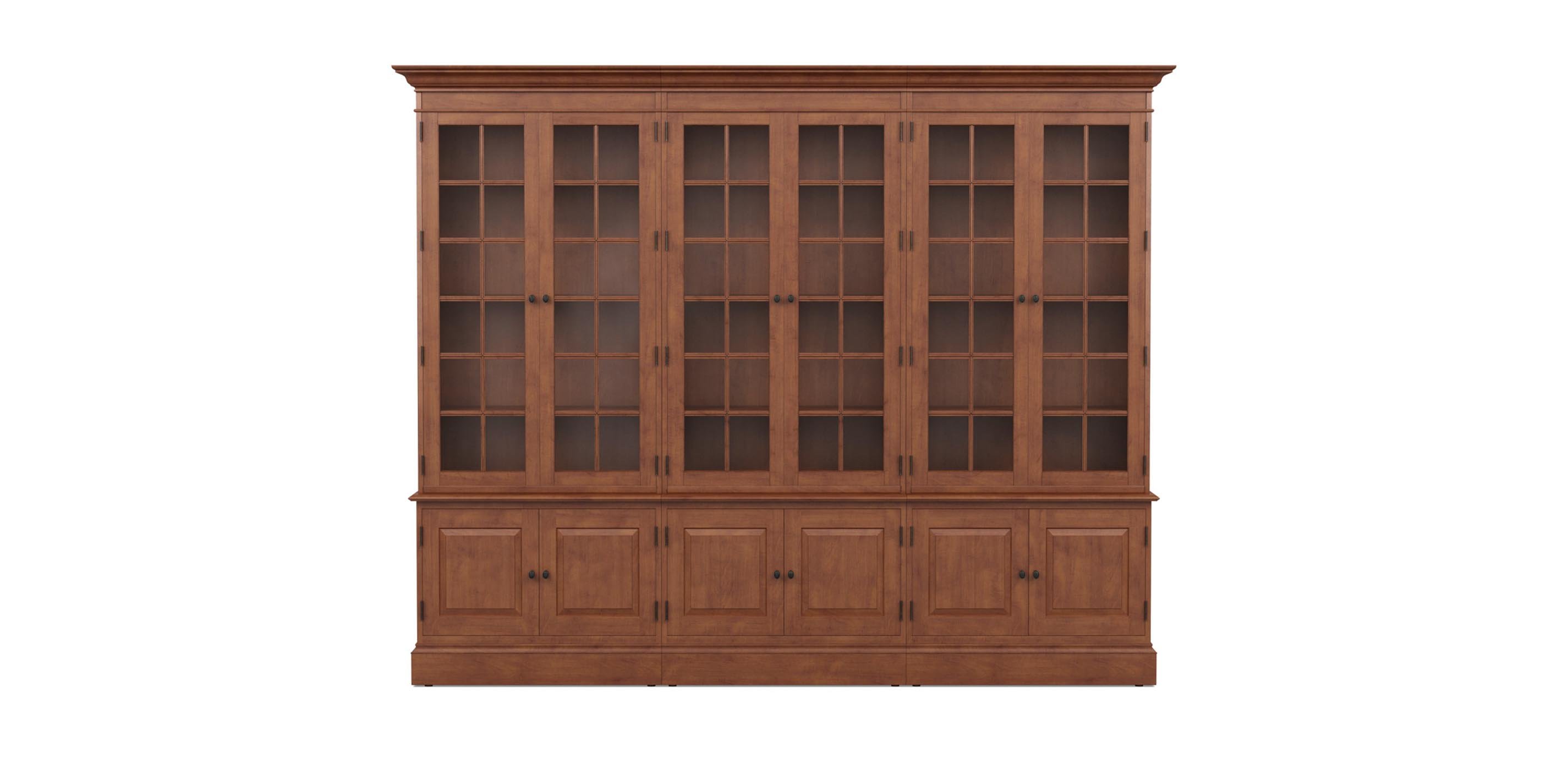 Villa Triple Library Bookcase | Triple-Wide Bookcase | Ethan Allen