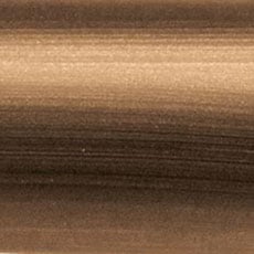 Rich Gold swatch Metal Twist Finial Hardware Set