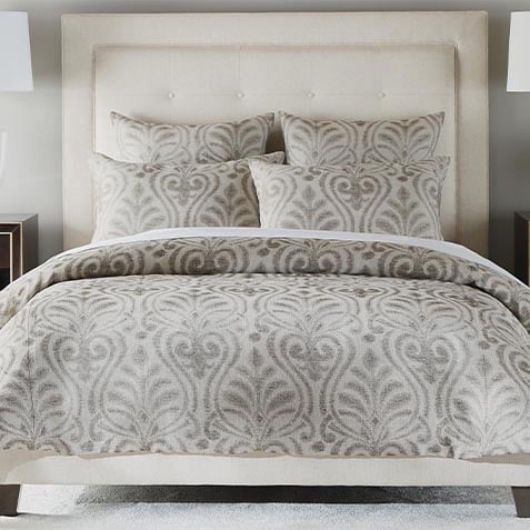 Washed Linen Scroll Duvet Cover Product Thumbnail