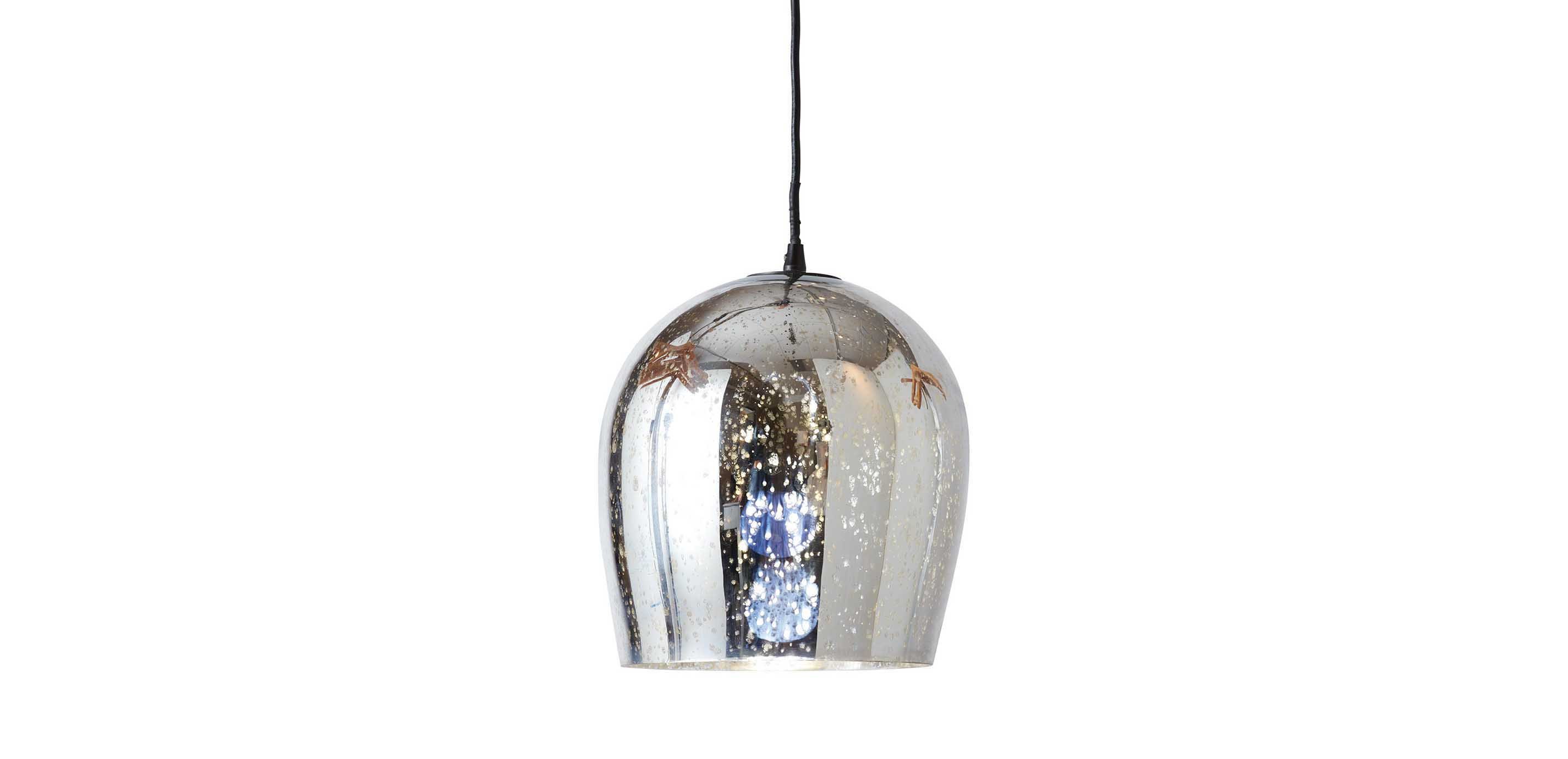 Farrah Dome Pendant Light Mercury