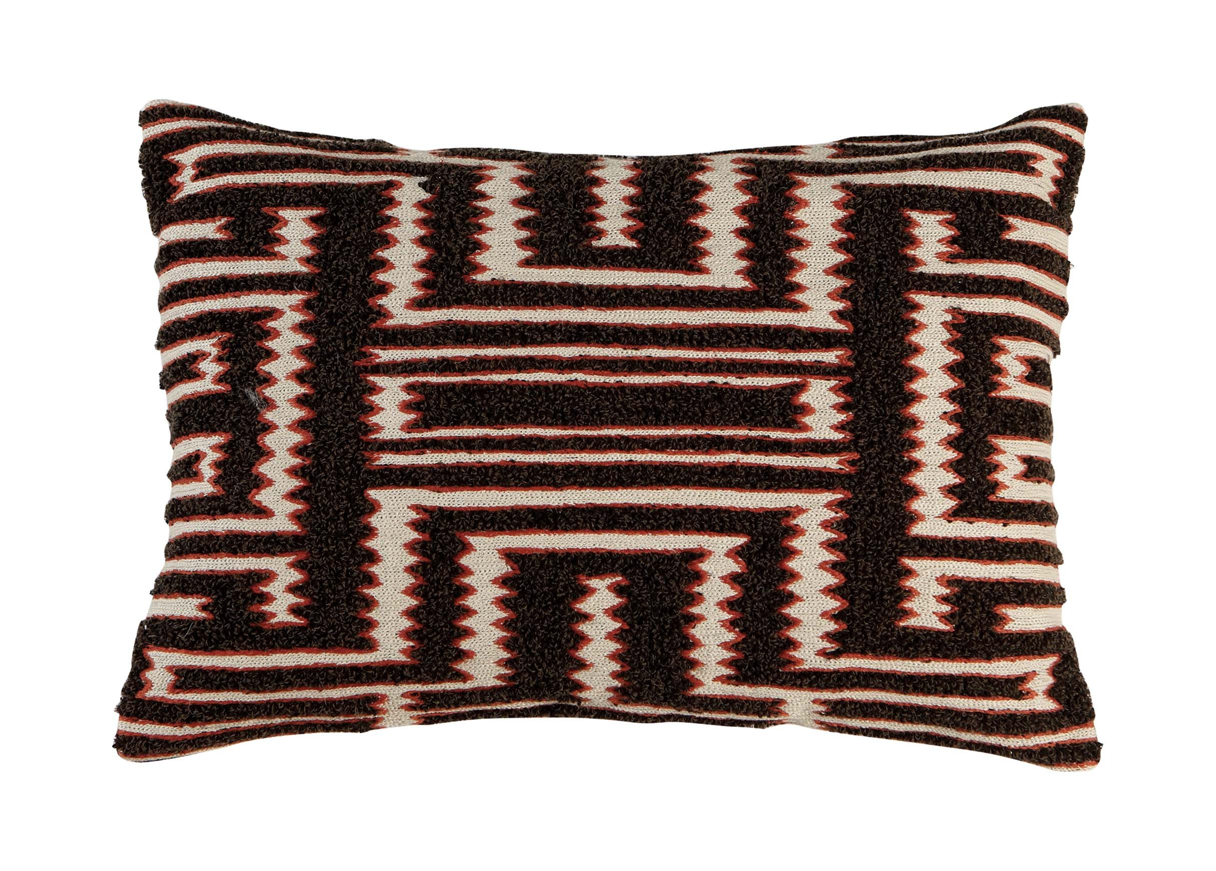 Modern Tribal Boucl? Pillow Pillows