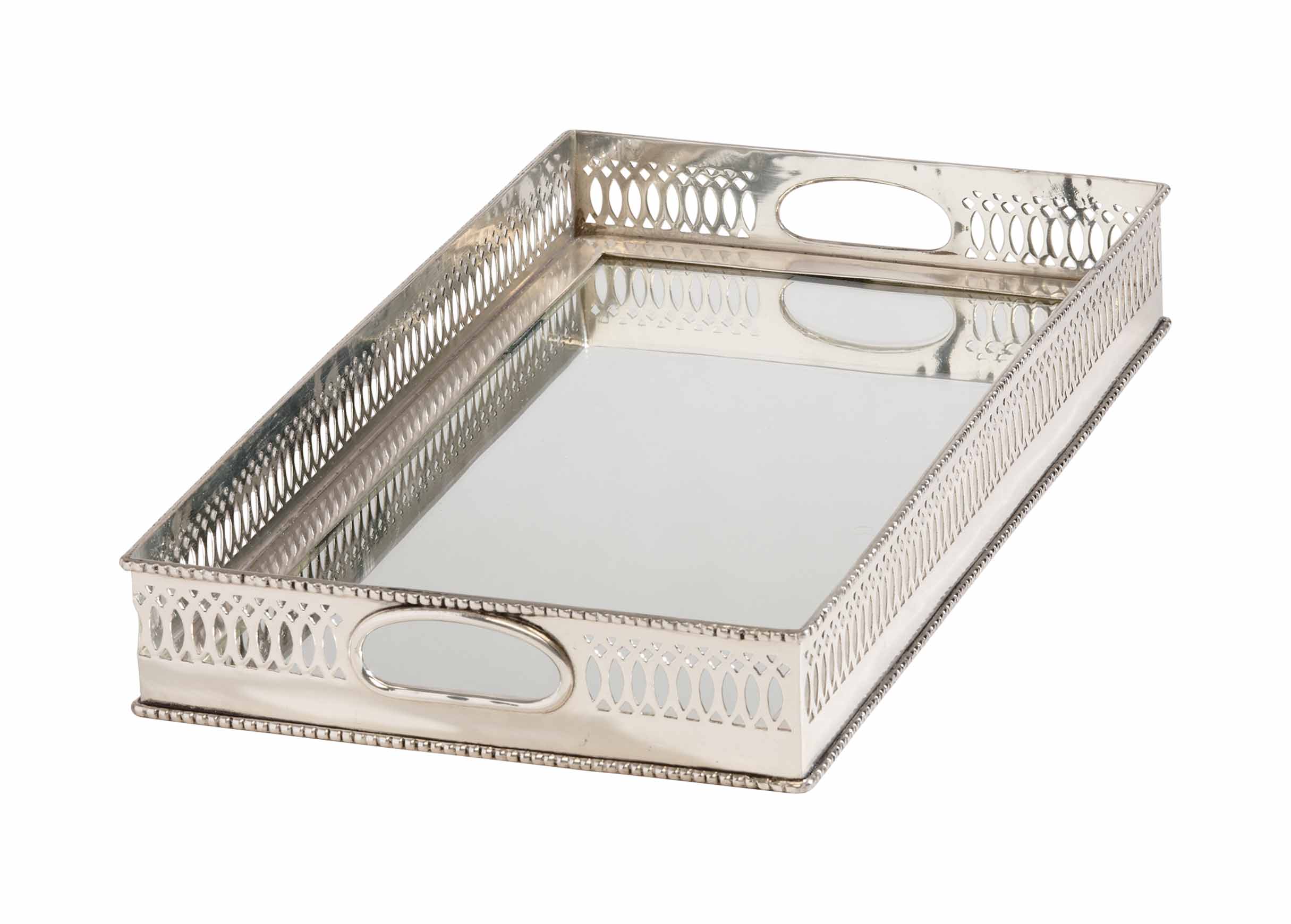 Rectangular Mirrored Tray Trays Ethan Allen