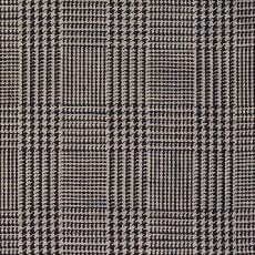 Black swatch Linen Houndstooth Pillow