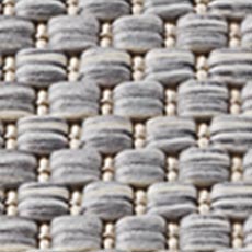 Silver swatch Mystic Harbor Indoor/Outdoor Rug: Serged Edge
