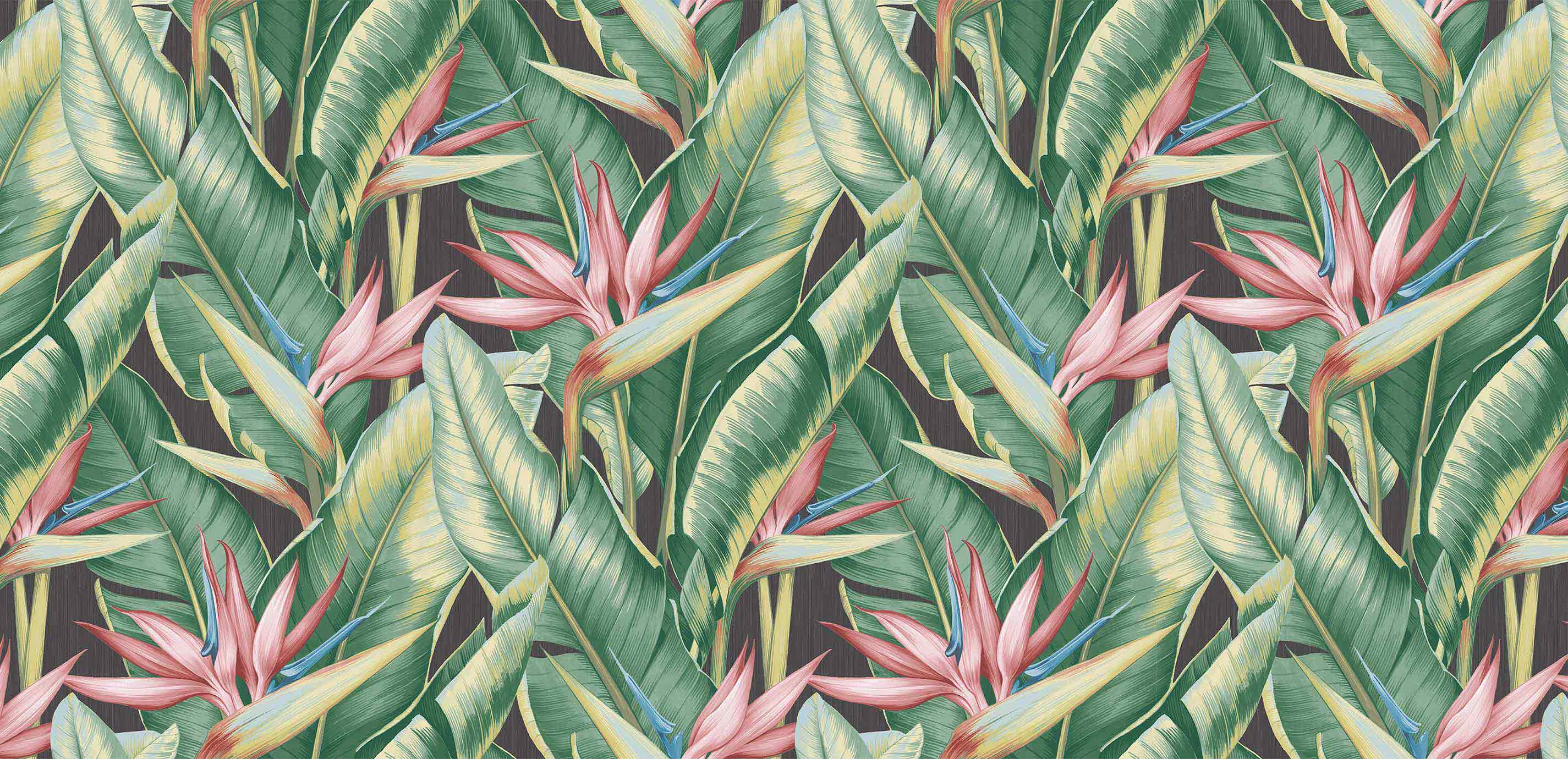 Arcadia Vibrant Tropical Banana Leaf Wallpaper | Ethan Allen