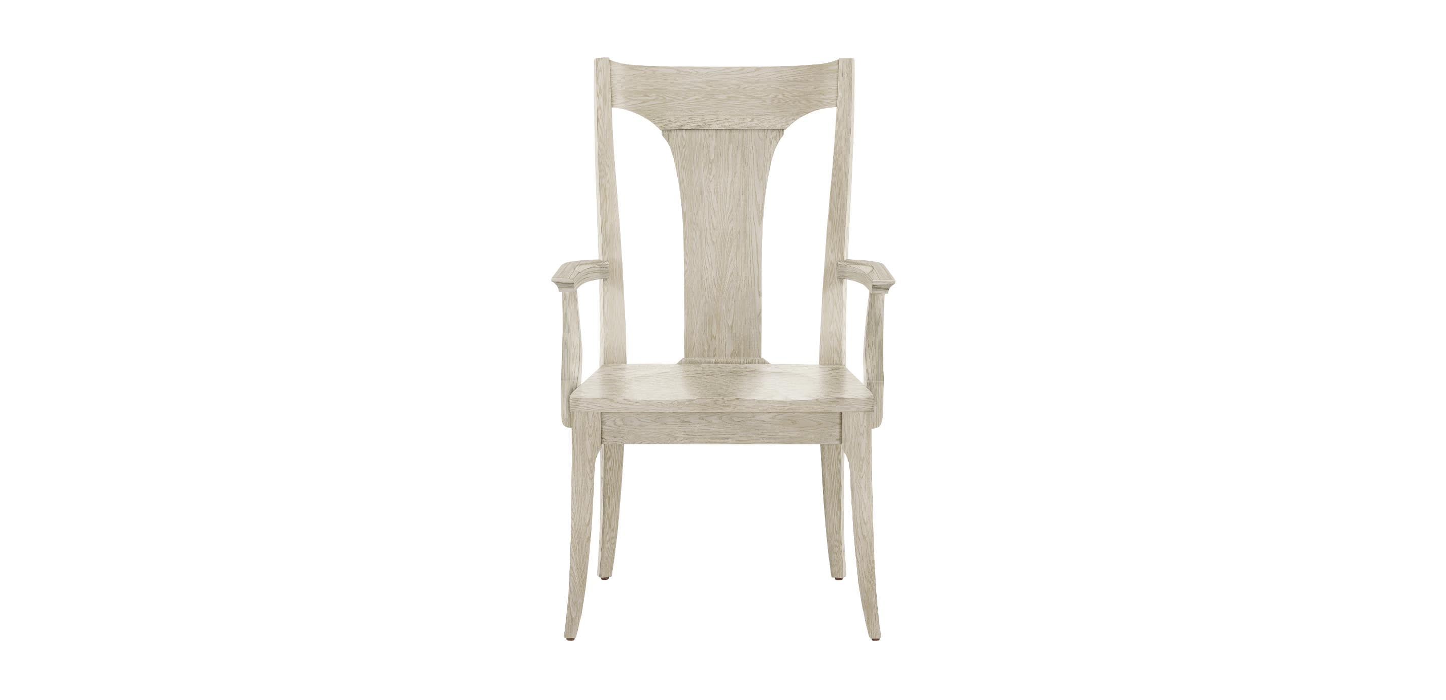 Artemis Dining Armchair, Wood Seat: Splat Back | Ethan Allen