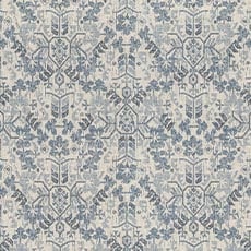 Adana Denim (30385): global woven medallion swatch Adana Linen Fabric By the Yard