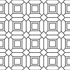 White/Black swatch Locked In Wallpaper