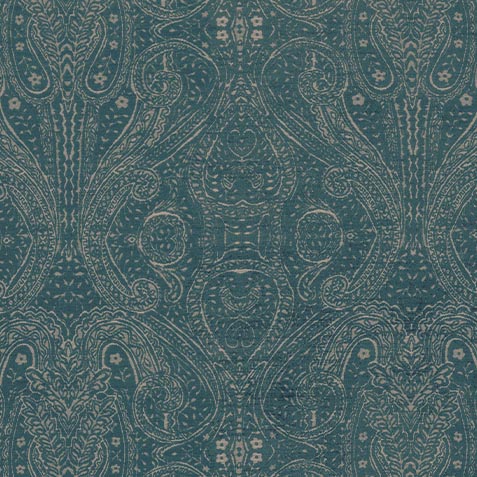 Regan Teal Fabric By the Yard