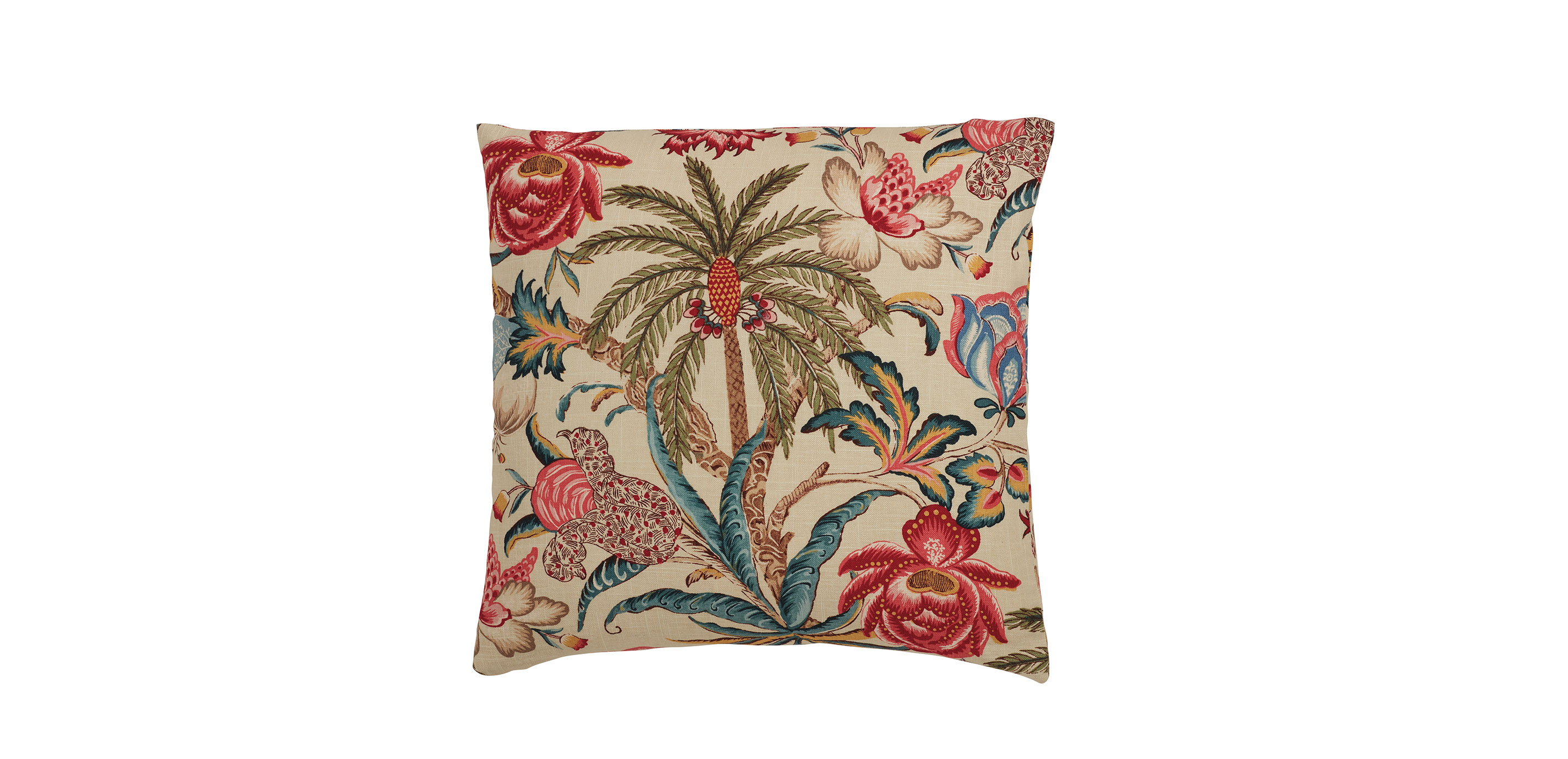Botanical Print Pillow Palm Tree Throw Pillow Ethan Allen