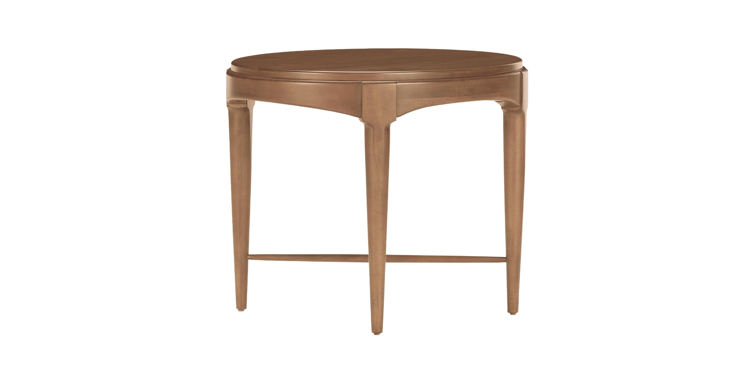 Draper Oval Wood Midcentury End Table | Ethan Allen