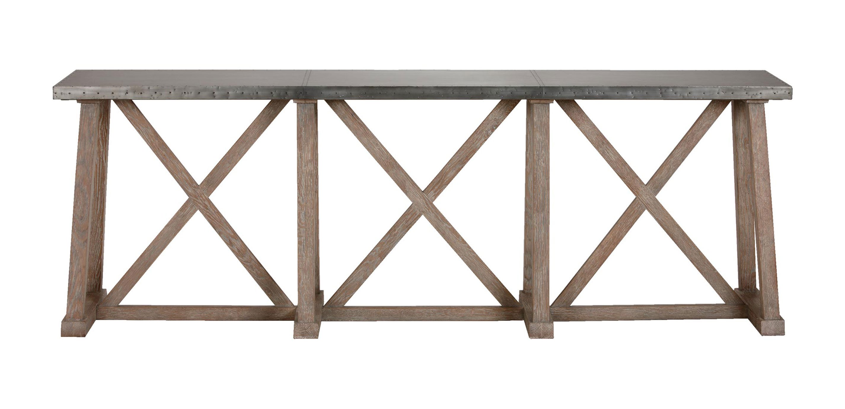 Bruckner Metal-Top Console Table | Console Tables | Ethan Allen