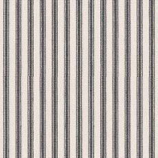 Ticking Black (21756): cotton ticking swatch Ticking Fabric