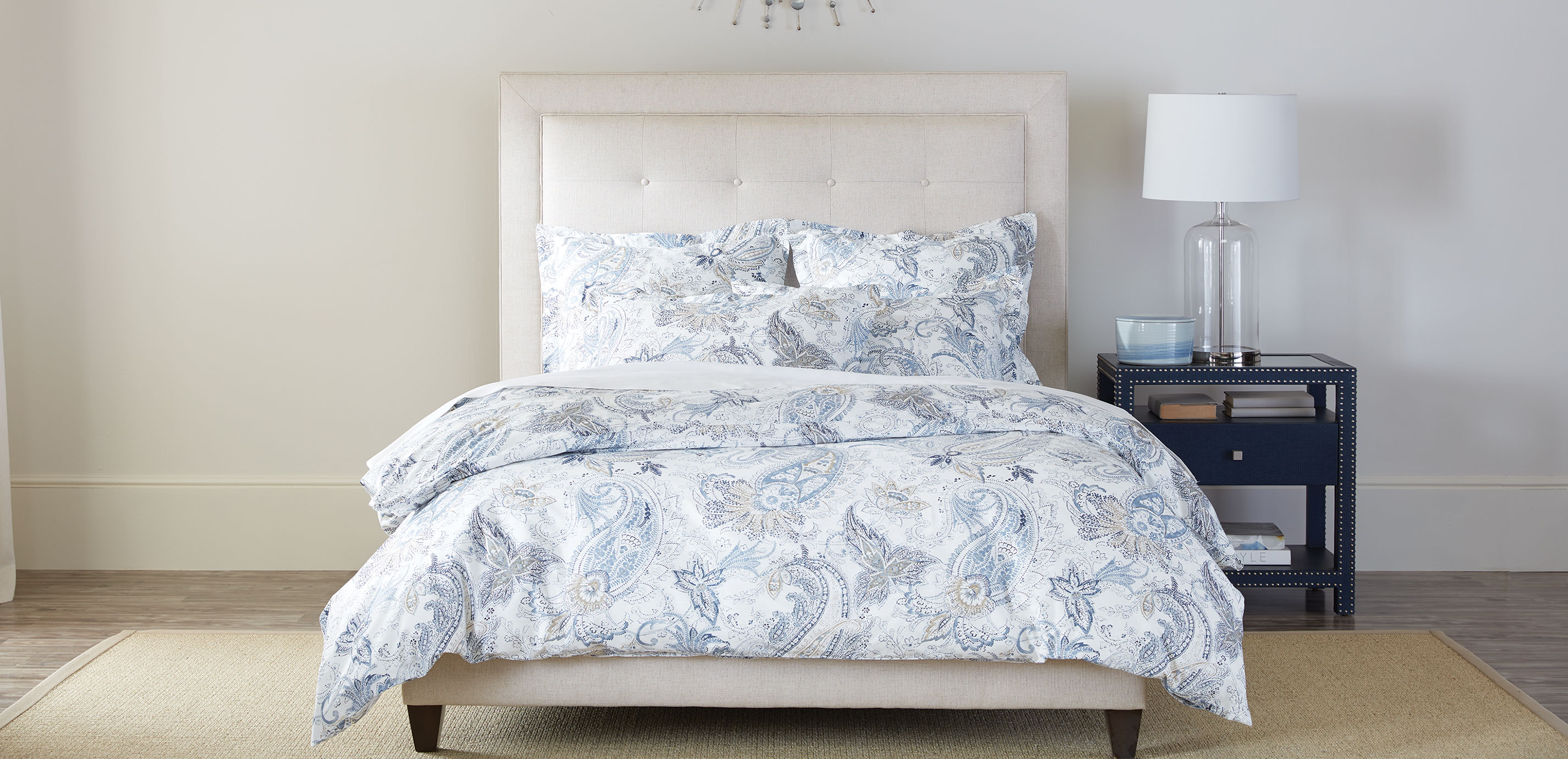 Brodey Paisley Duvet Cover Paisley Sham Ethan Allen