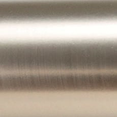 Brushed Nickel swatch Metal Flute Finial Hardware Set