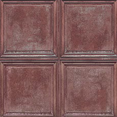 Red swatch Antique Door Wallpaper