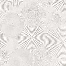 Gray swatch Circular Jetty Wallpaper