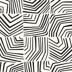 Black swatch Etten Maze Wallpaper