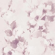 Violet swatch Mae Shibori Floral Wallpaper
