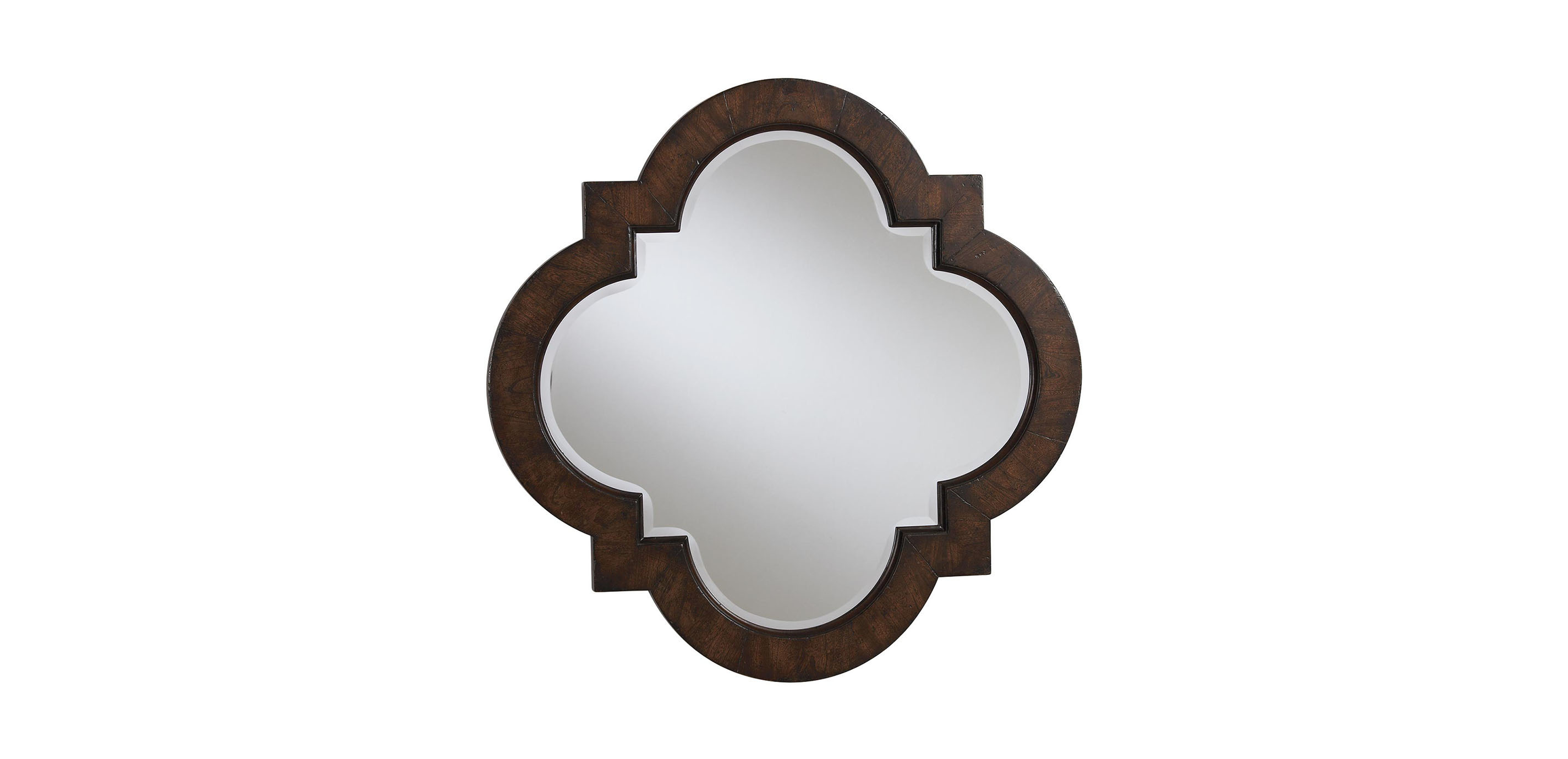 Quatrefoil mirror on sale