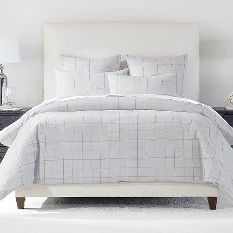 Plaid Flannel Duvet Cover and Shams Set Product Thumbnail