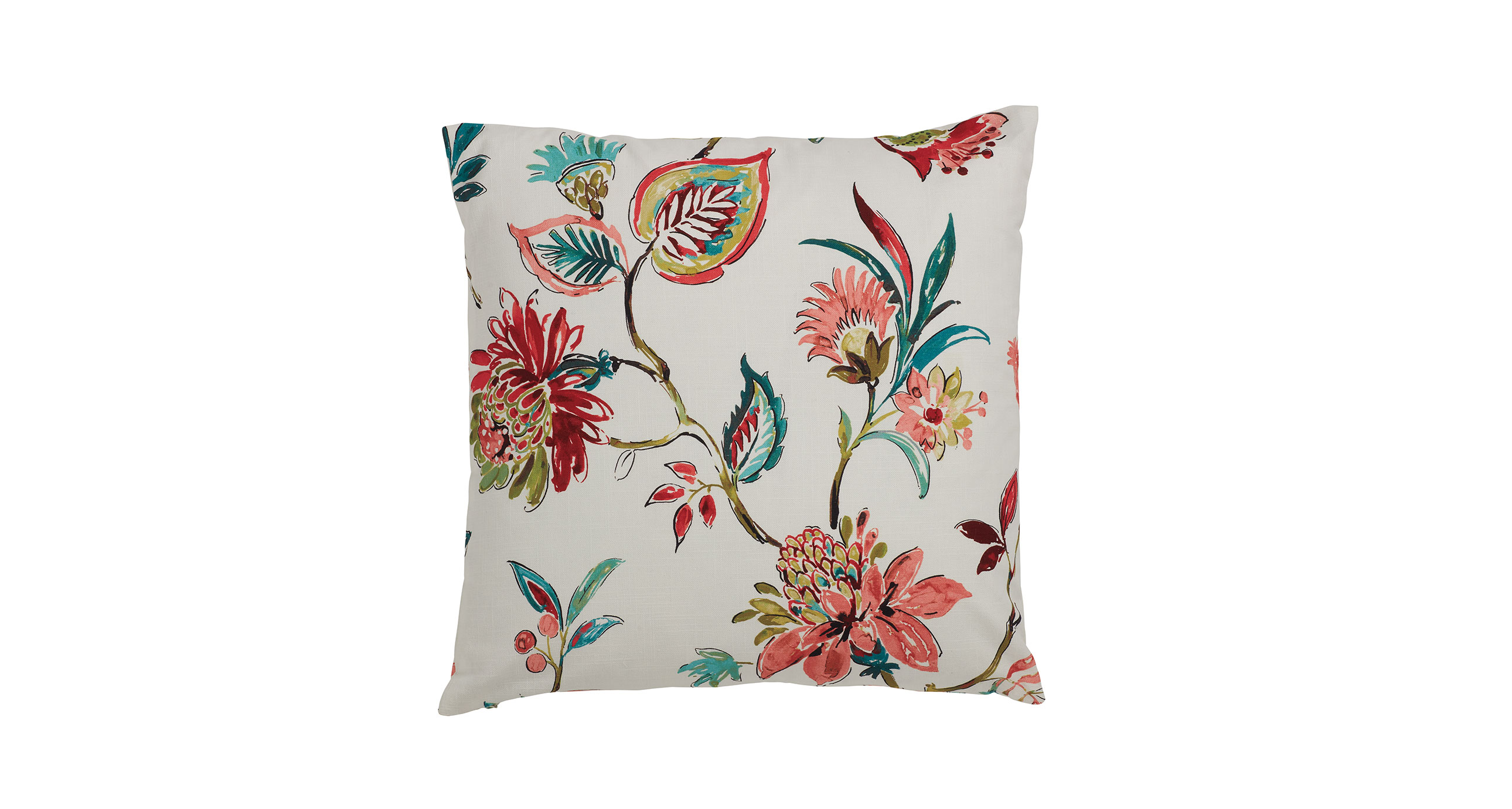 Floral Vine Pillow Bright Floral Throw Pillow Ethan Allen