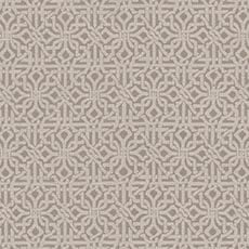 Pylos Mushroom (39151): dimensional chenille LatticeFretwork swatch Pylos Ecru Fabric