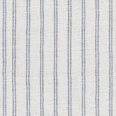 Ivory/Grey Blue/Sky swatch Cabana Stripe Linen Drapery Panel