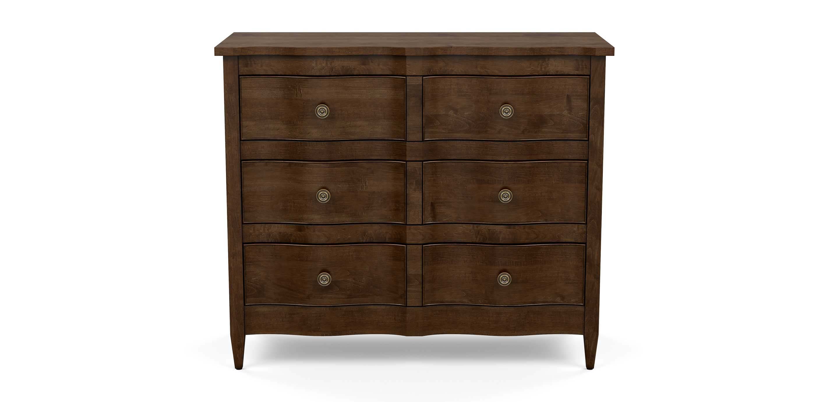 THAN ALLEN (イーセンアーレン) ナイトチェスト ダークブラウン 4段 Wynn Chest | Dressers & Chests | Ethan Allen
