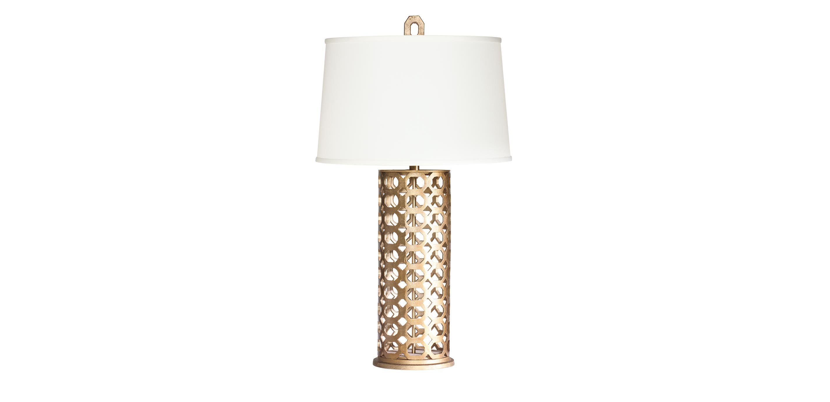 Gold statement lamp hotsell