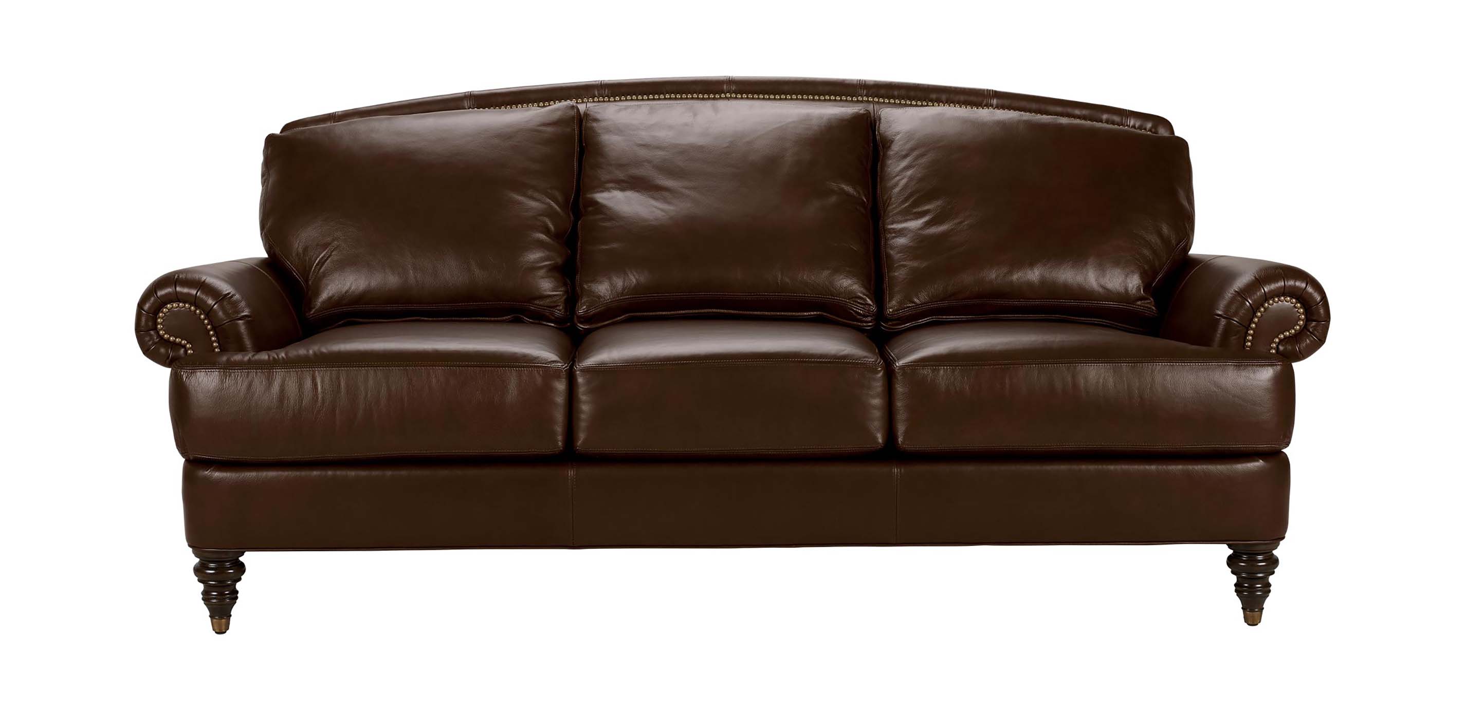 ethan allen hyde leather sofa