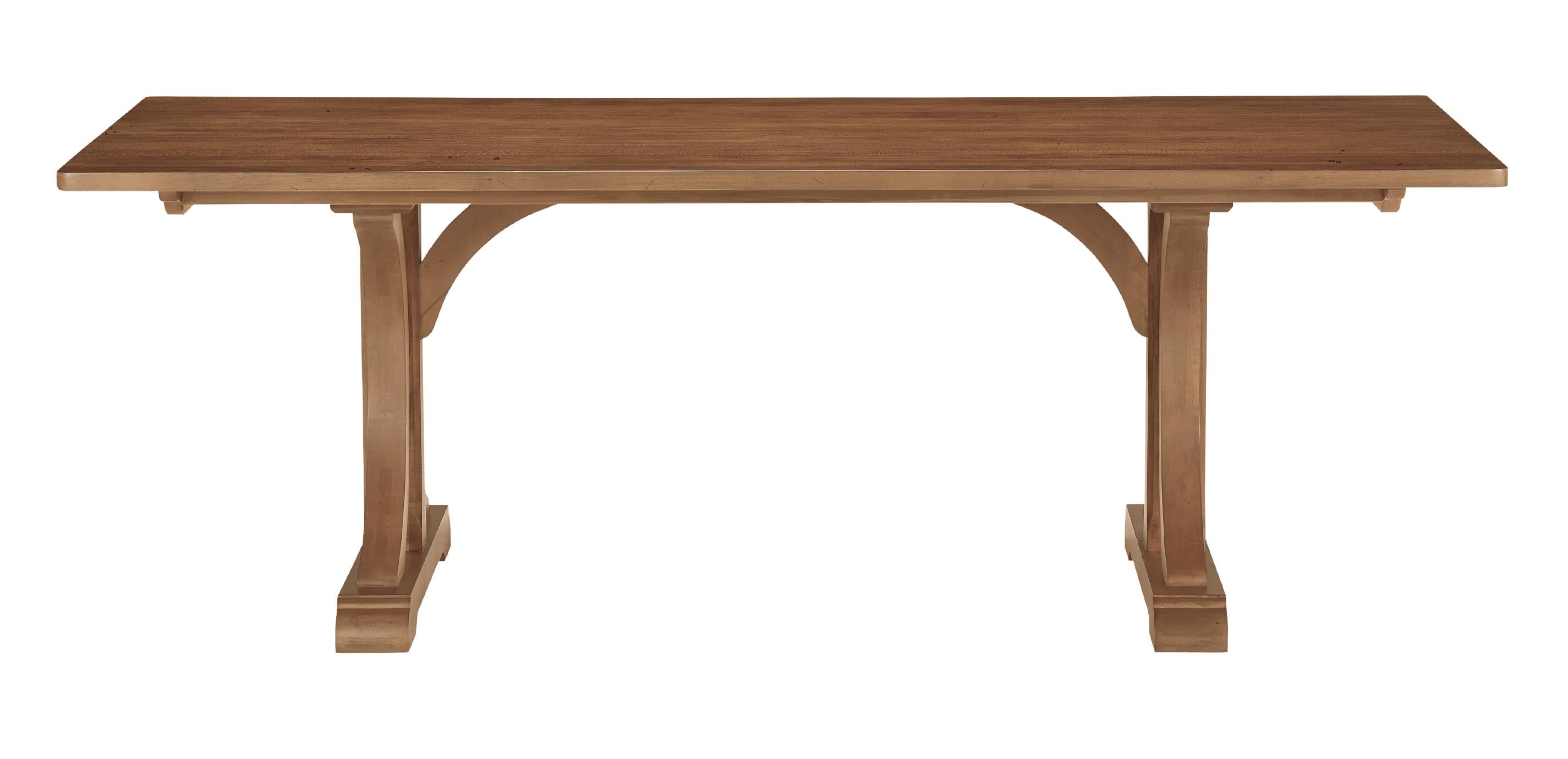 Corin Trestle Dining Table: Rectangular, Fixed Top | Ethan Allen