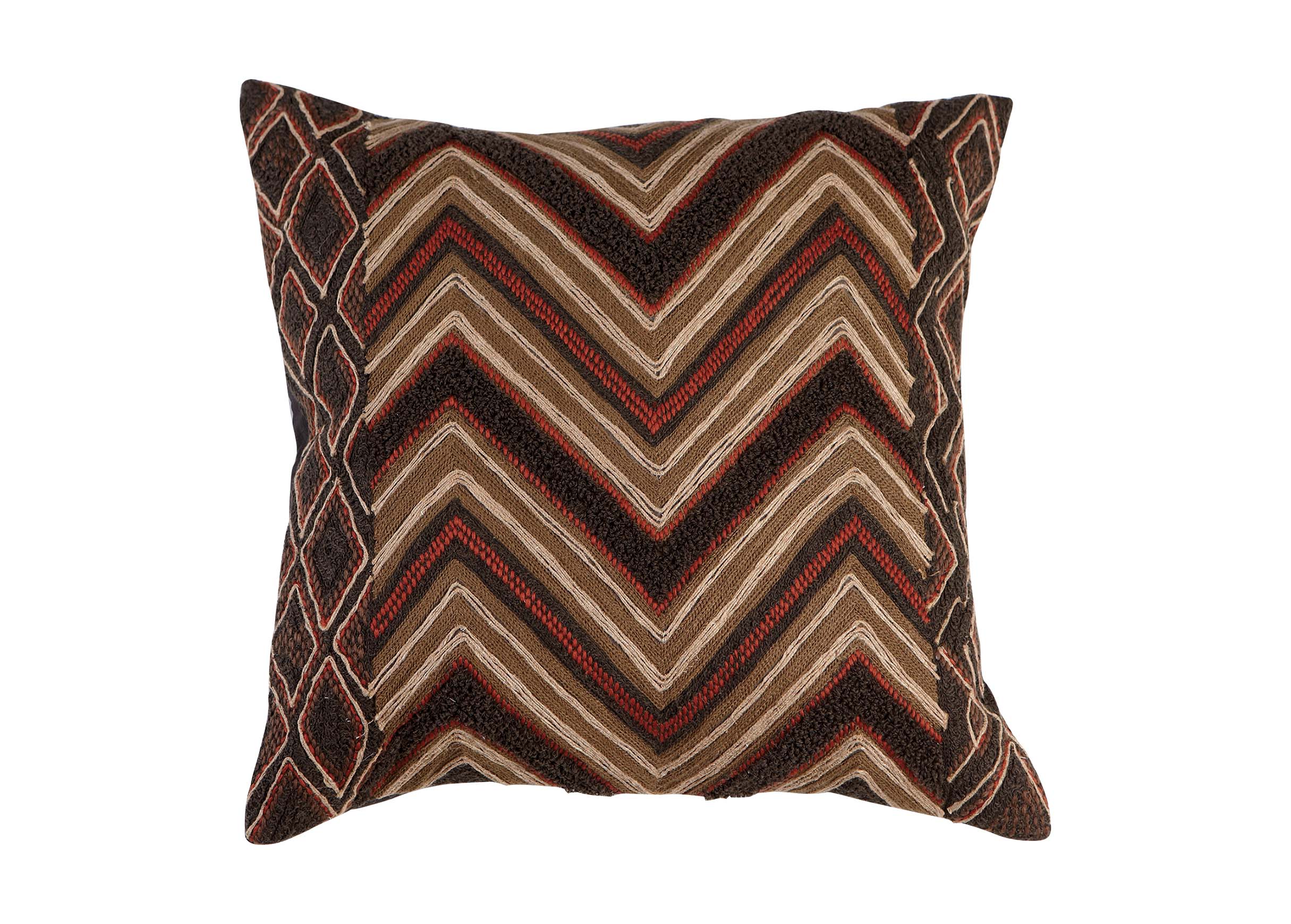 Modern Tribal Chevron Pillow Pillows Ethan Allen