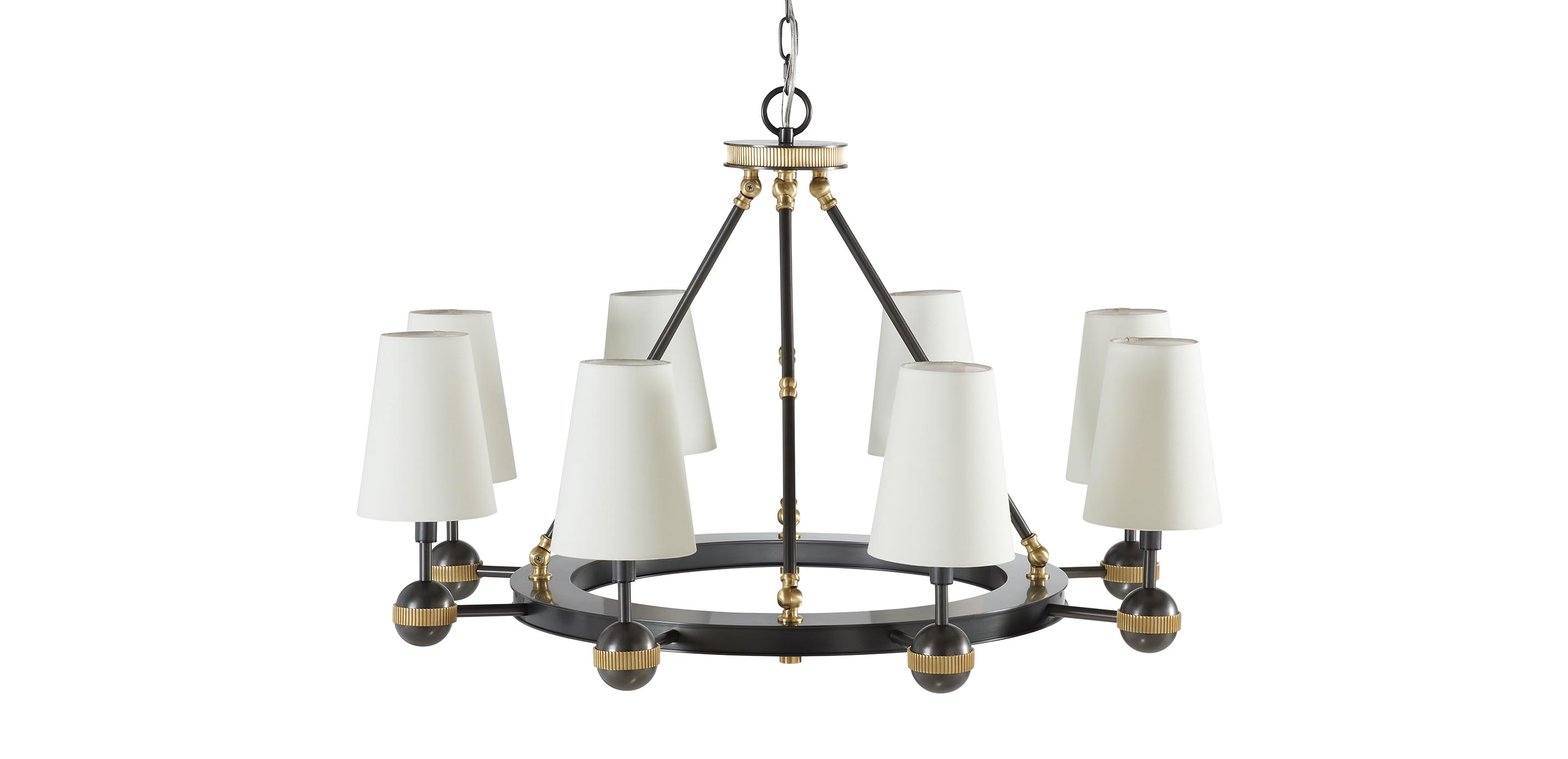 CAMBRIDGE 4-ARM WOOD COUNTRY CHANDELIER-3 COLOR CHOICES/COUNTRY LIGHTING 
