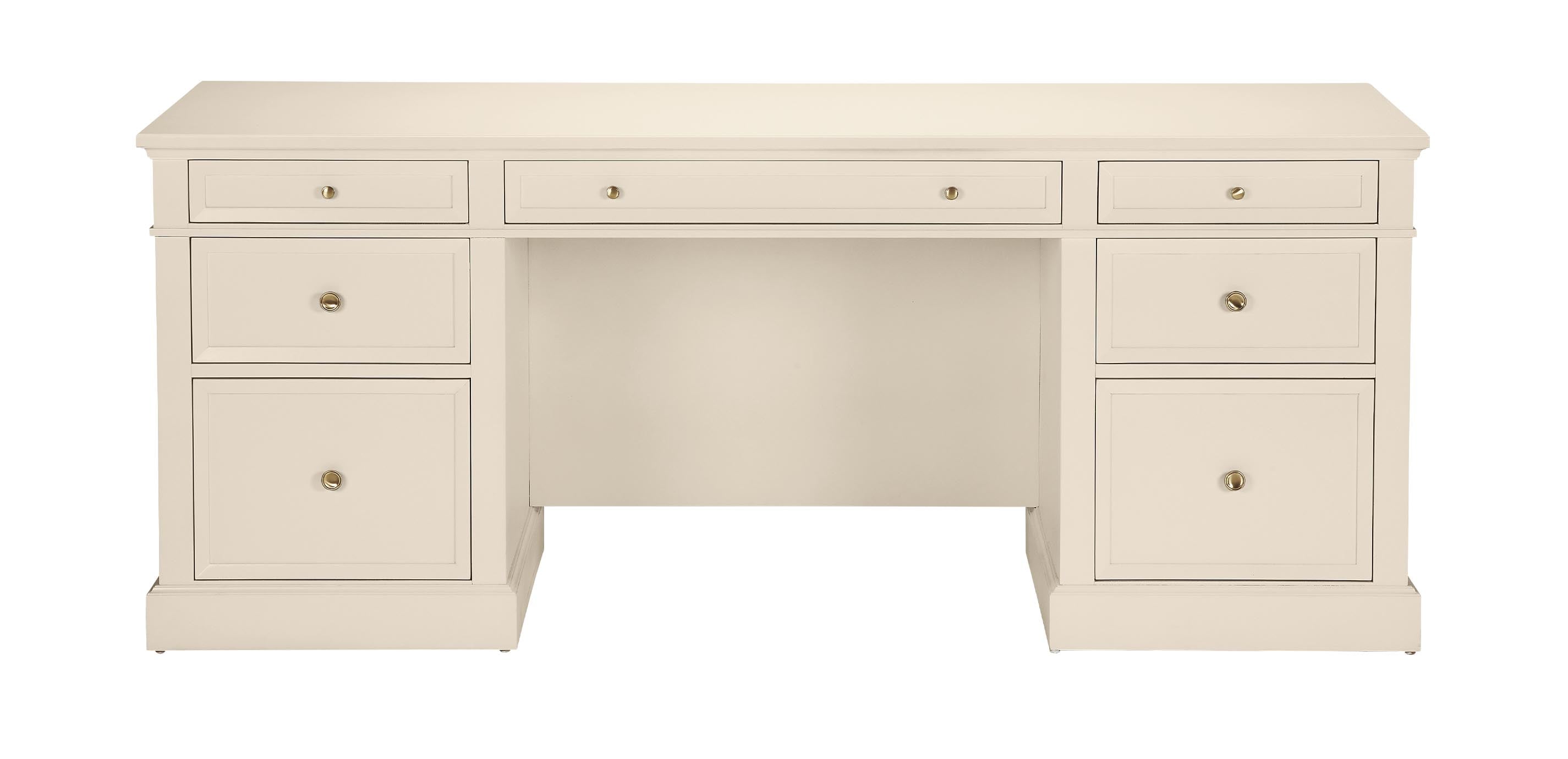 Continental Double Pedestal Desk | Pedestal Desk | Ethan Allen