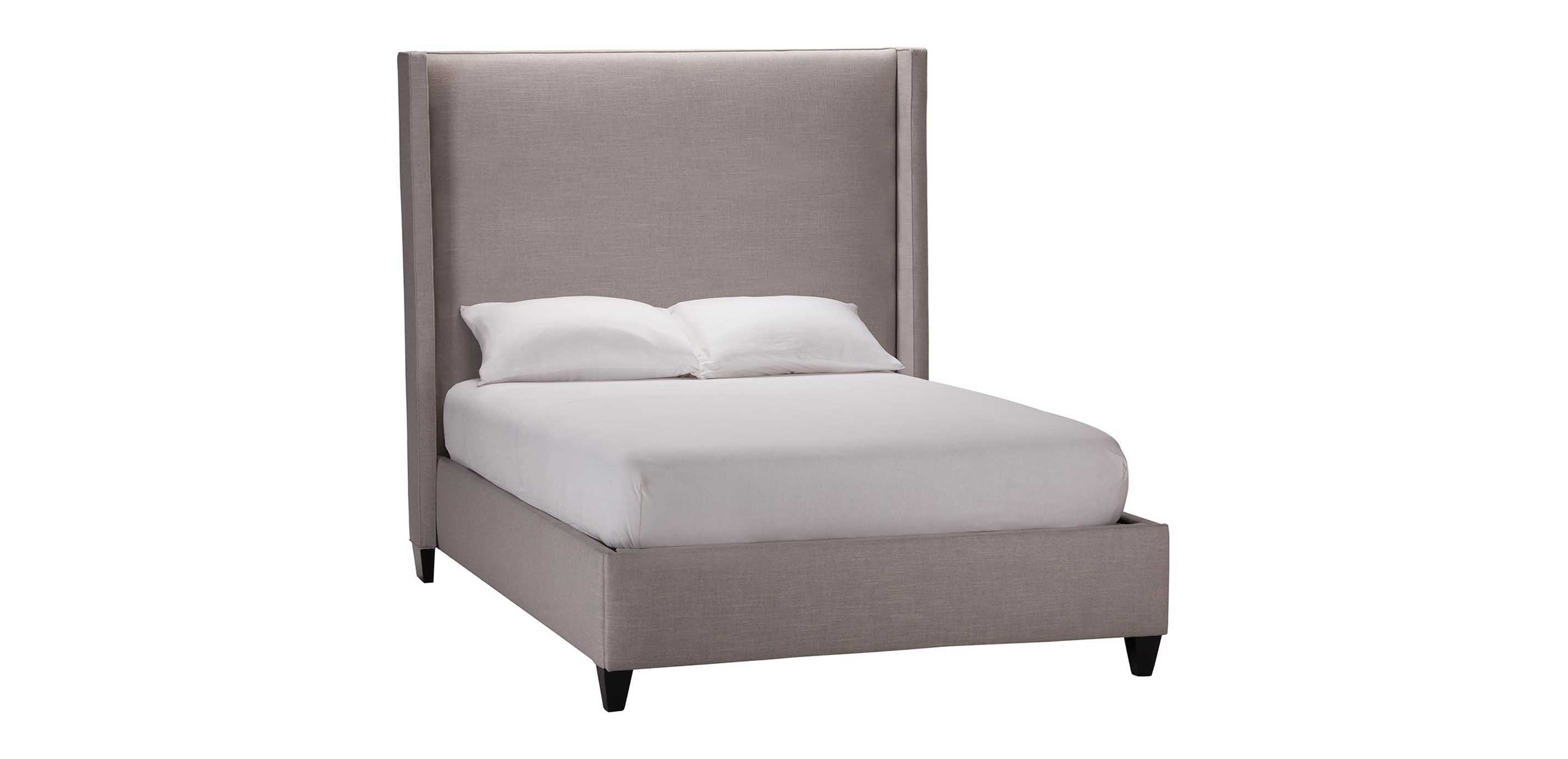 Colton Platform Bed With Tall Headboard Beds Ethan Allen Images Colton Platform Bed With Tall Headboard Large Gray