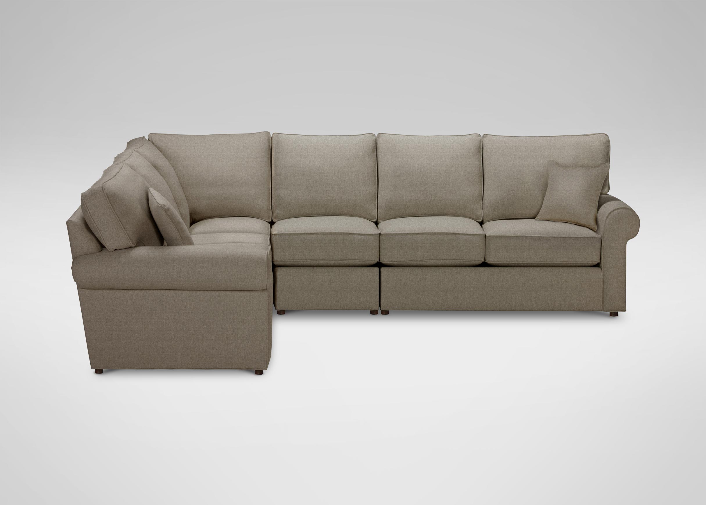 Retreat RollArm Four Piece Sectional, Quick Ship Sectionals Ethan Allen
