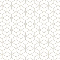 White swatch Tandy Geometric Wallpaper