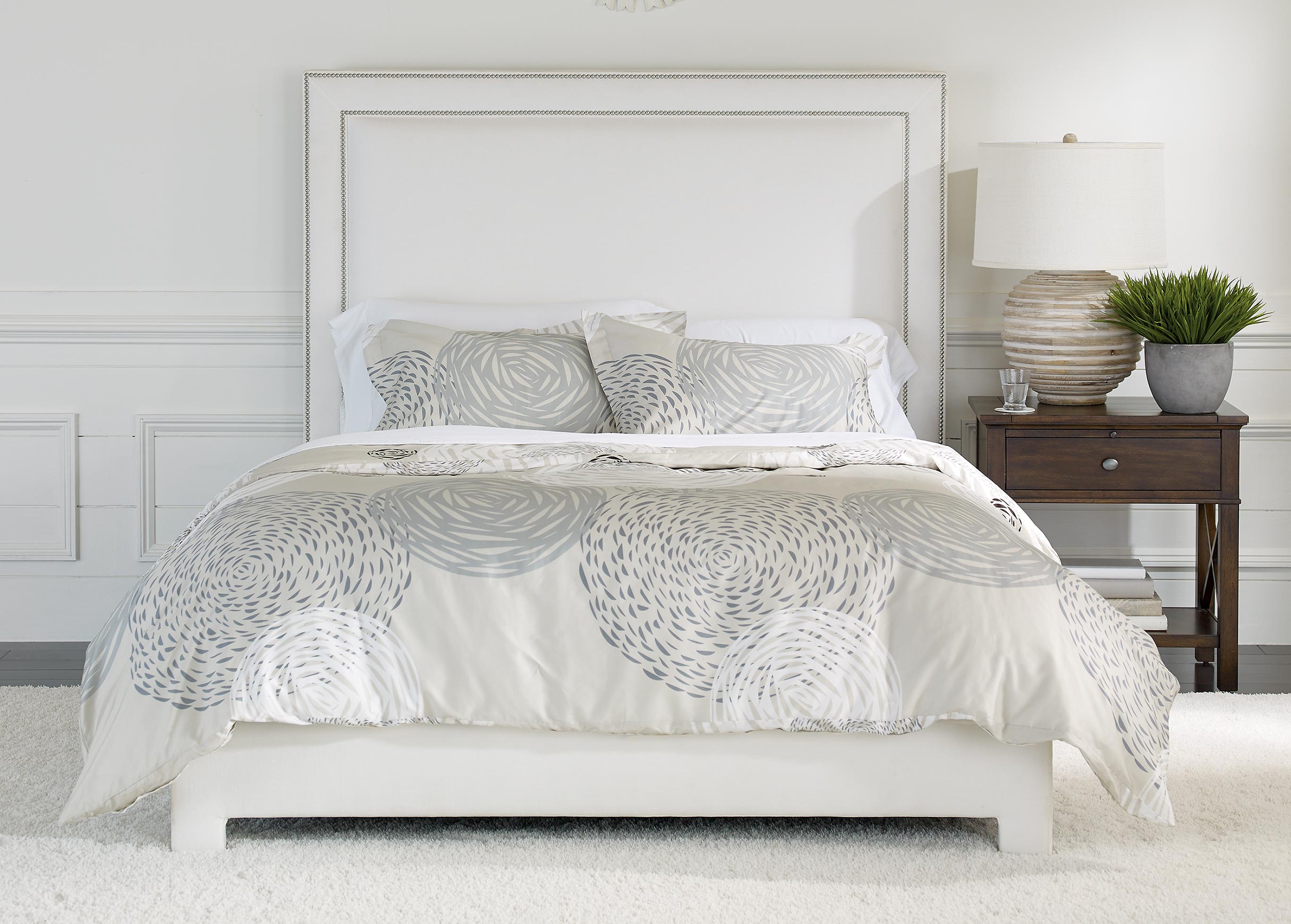Modern Swirl Duvet Cover and Shams Duvet covers Ethan Allen