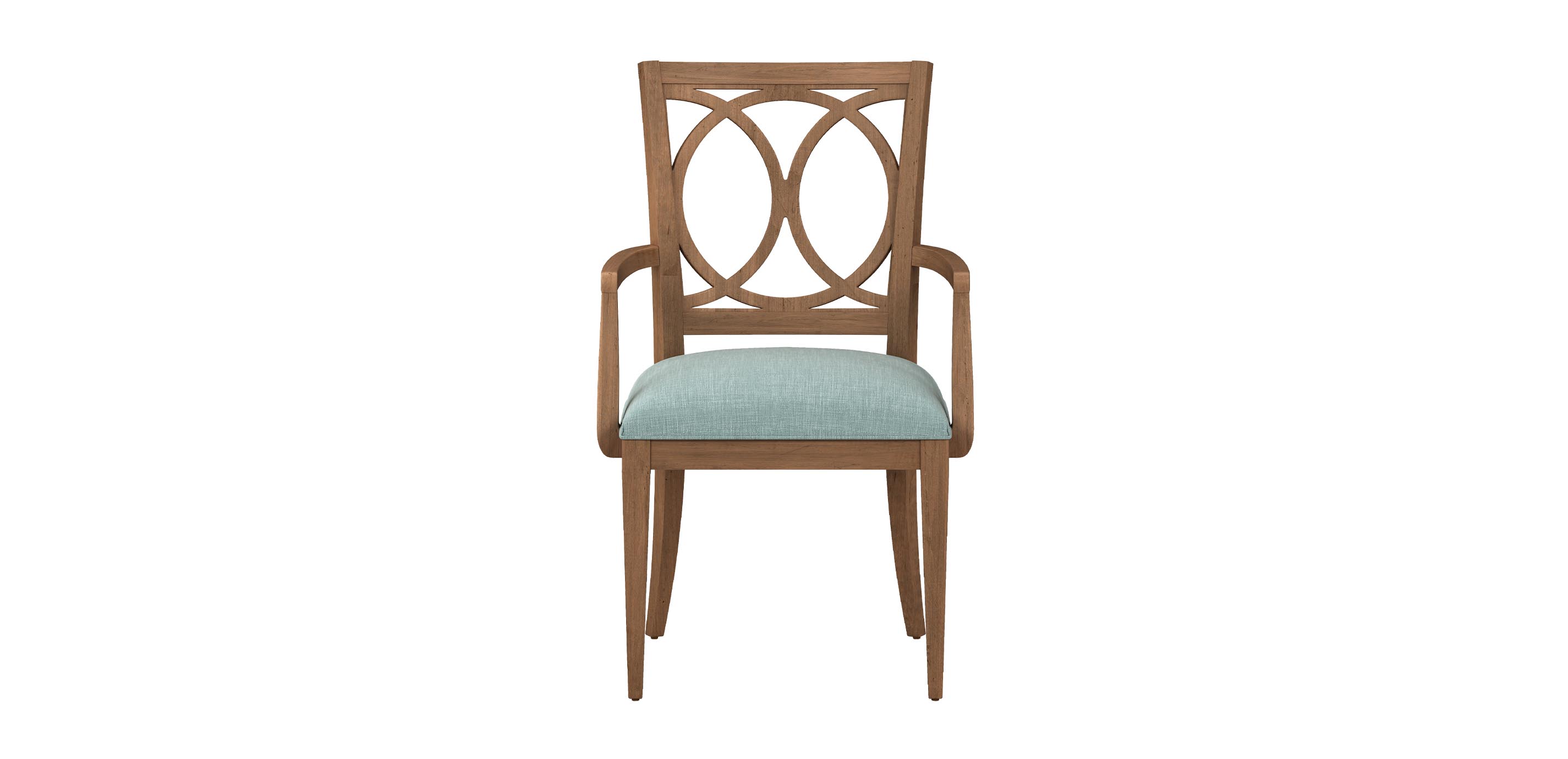Cyra Dining Armchair with Upholstered Seat | Ethan Allen