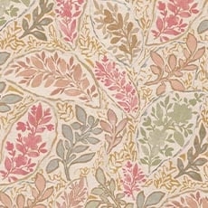 Josie Sorbet (31716): transitional printed Floral, Botanical swatch Josie Sorbet Fabric