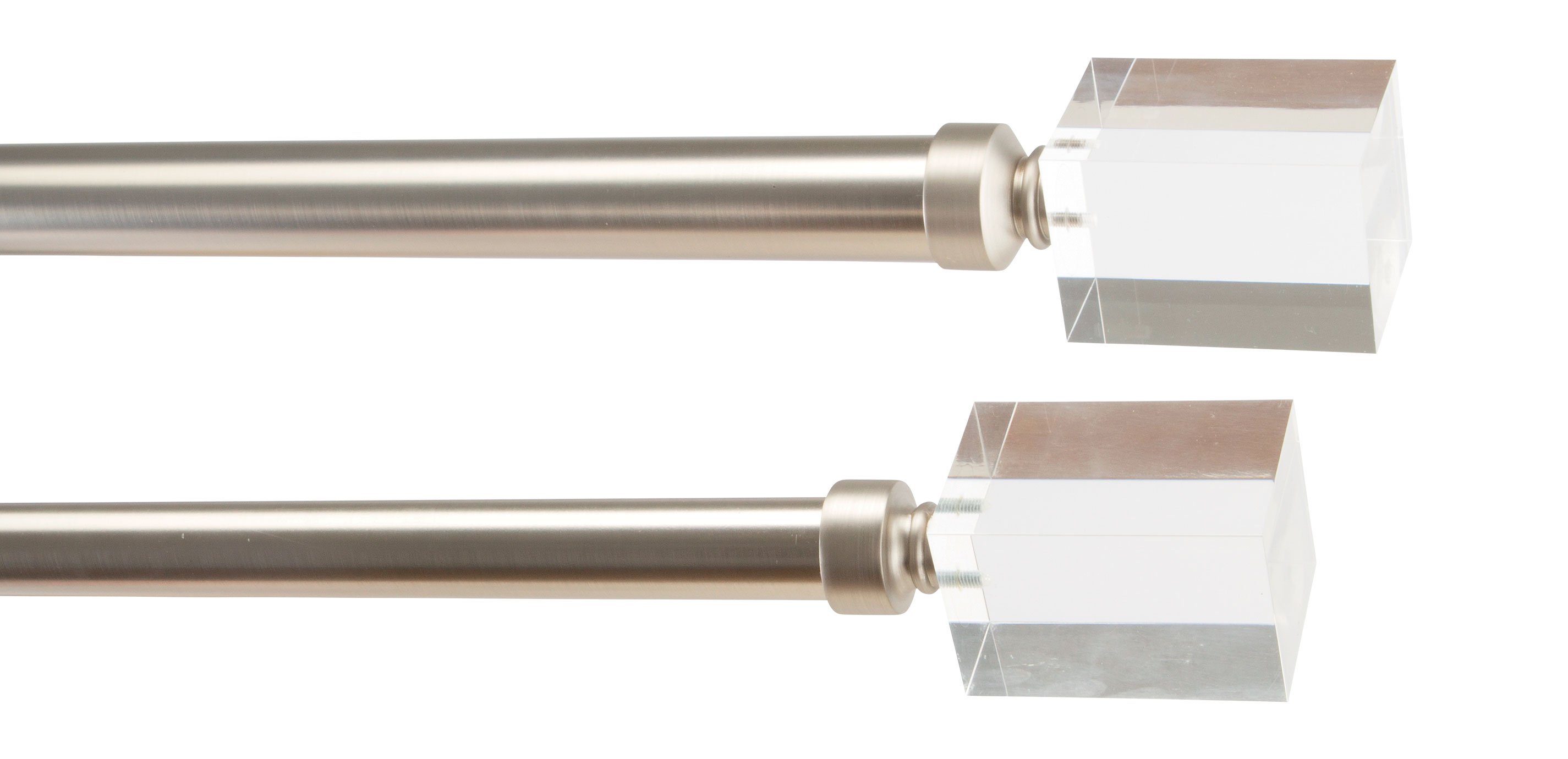 Acrylic Block Finial Hardware Set Ethan Allen