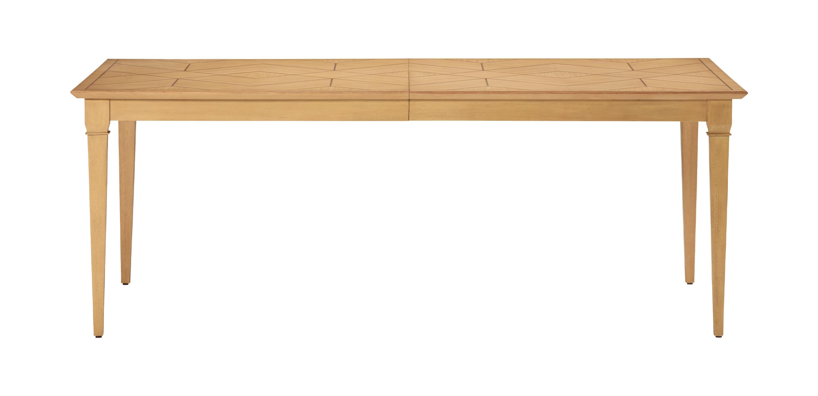 Andie Dining Table: Marquetry-Patterned Top | Ethan Allen