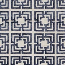 Navy swatch Giverney Rug