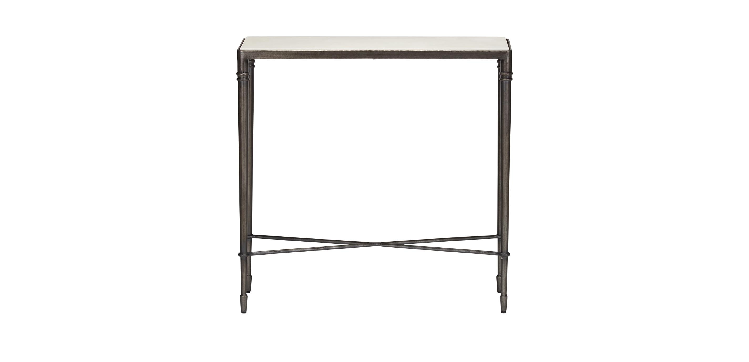 Valeria Stone-Top Console Table | Ethan Allen