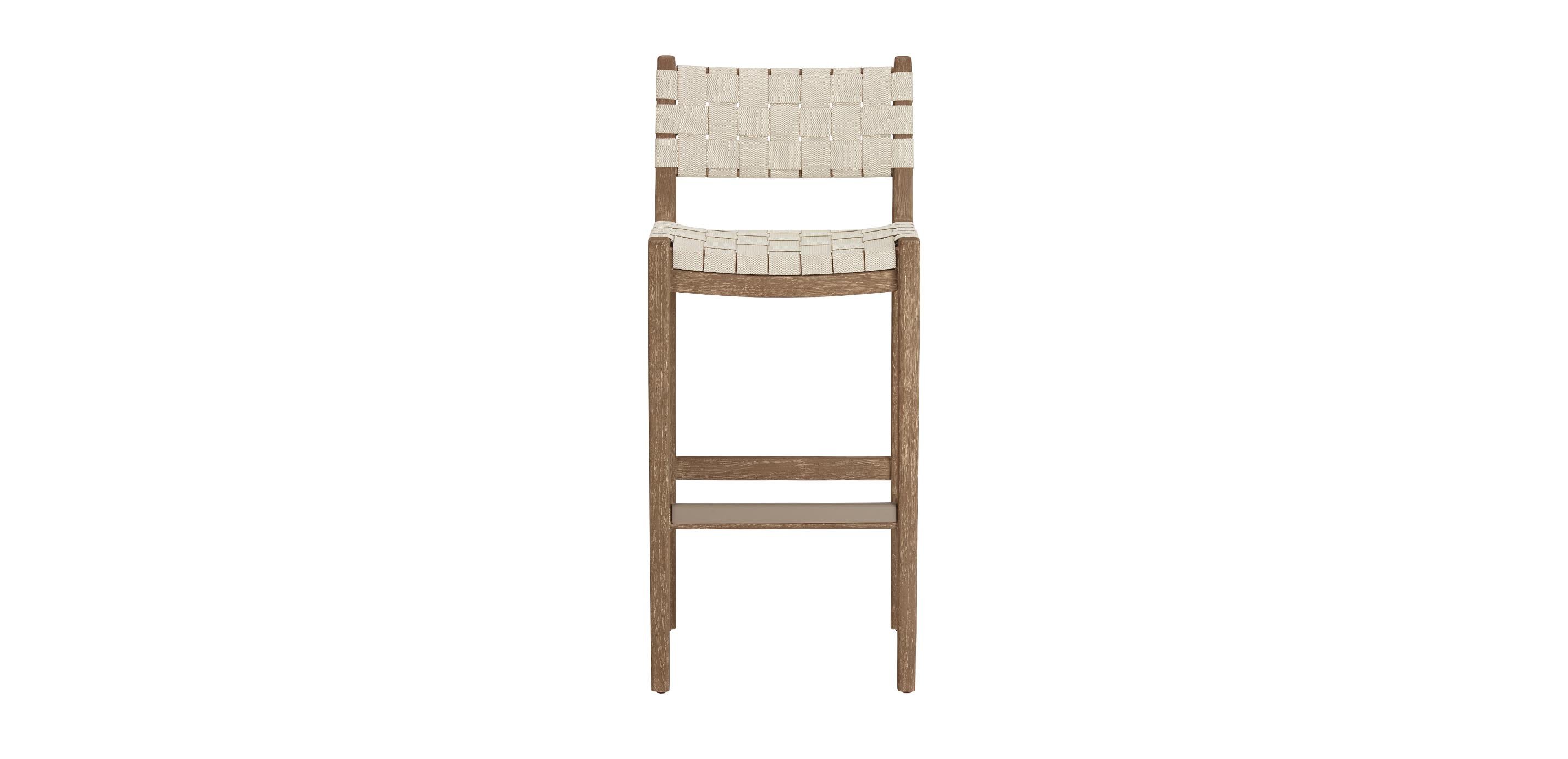 Marteena Indoor/Outdoor Scandinavian Barstool | Ethan Allen