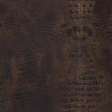 Bayou Brown (L7077) Leather: textured embossed leather swatch Bayou Mica Leather