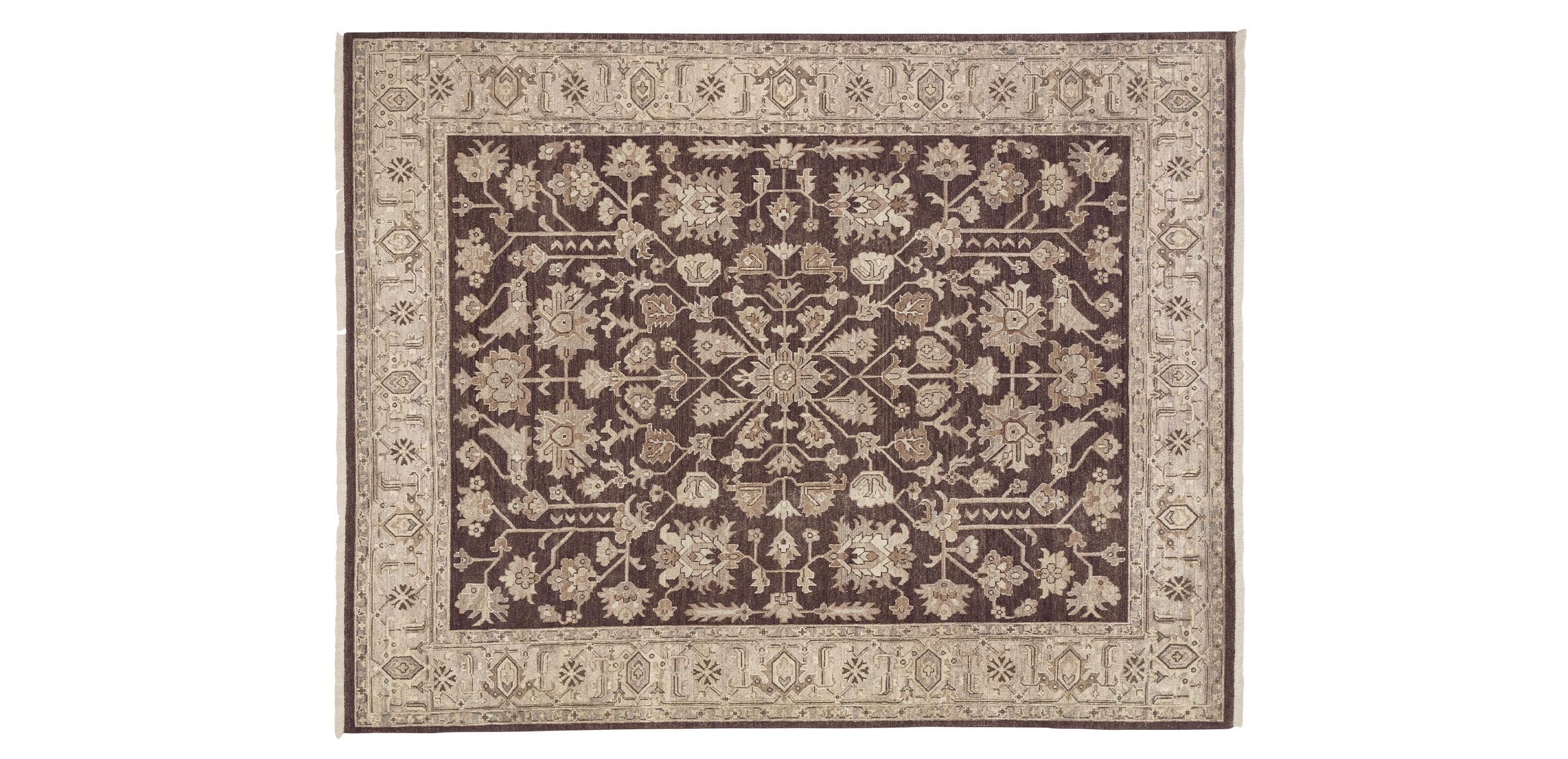 Chocolate Serapi Rug—Hand-Knotted Wool-Blend Rug | Ethan Allen