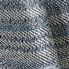 Mixed blue swatch Woven Throw