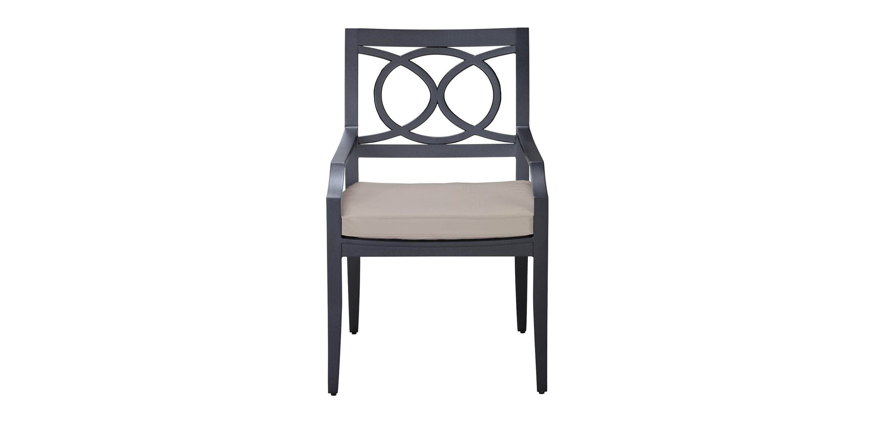 Nod Hill Aluminum Outdoor Dining Armchair Ethan Allen